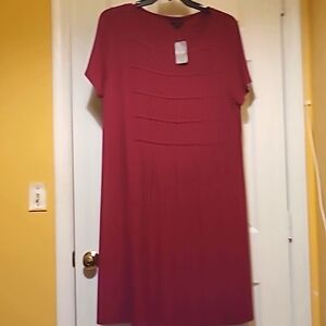 J. Jill Wearever Collection Dress - Claret - XL Tall - NWT